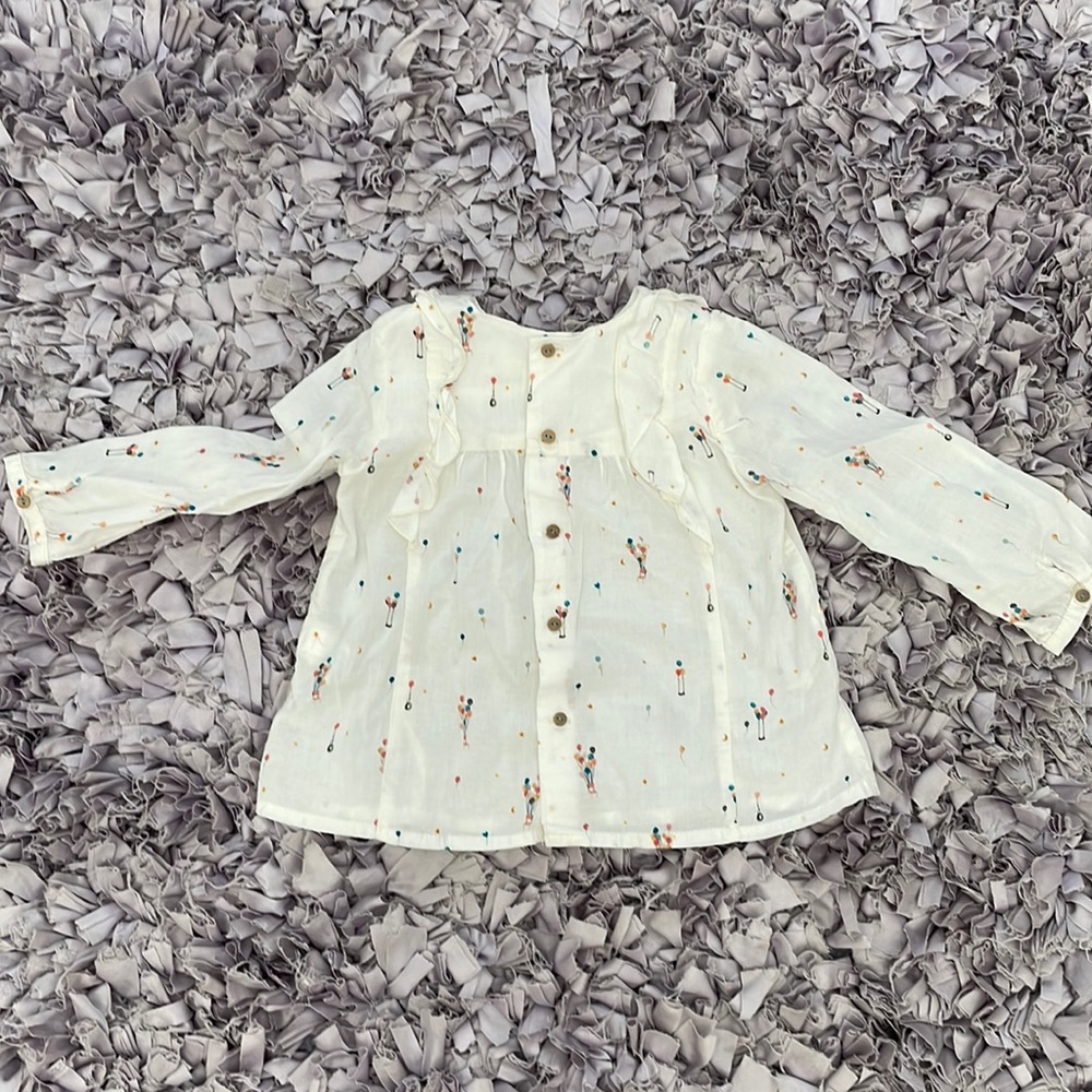 Ruffle blouse by Zara